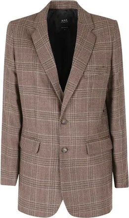 A.P.C. Mujer, Chaquetas, Marr&oacute;n, Talla: 2XS