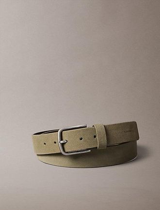 Calvin Klein Cintur&oacute;n De Piel De Ante