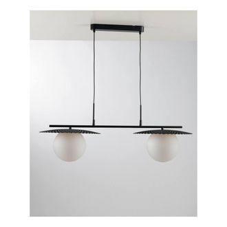 Netlighting Chaplin Globe Bar Ceiling Pendant Black E27
