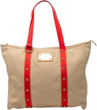 Louis Vuitton Pre-owned Antigua Cabas GM - Dames - Vintage Shopper - Beige - ONE Size - Vintage