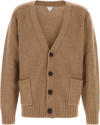 Bottega Veneta Brown Biscuit Wool Cardigan