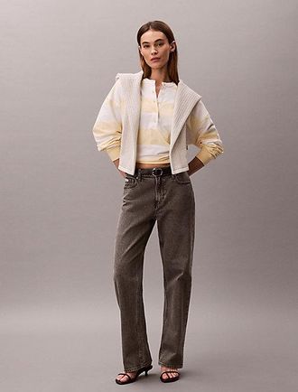 Calvin Klein Camiseta universitaria a rayas