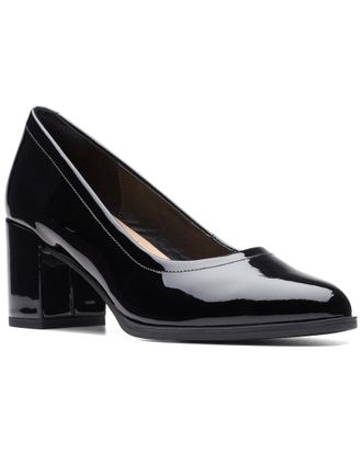 Clarks Freva55 Court Leather Flat