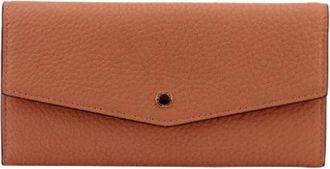 Pourchet Club Large Portemonnee - Dames - Portefeuilles - Bruin - ONE Size - Leer - Accessoires
