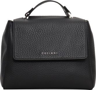 Orciani Small Sveva Soft Textured Leather Handbag