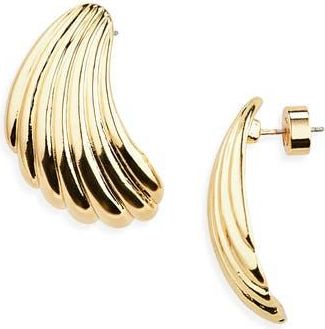 Nordstrom Shell Post Earrings in Gold at Nordstrom Rack