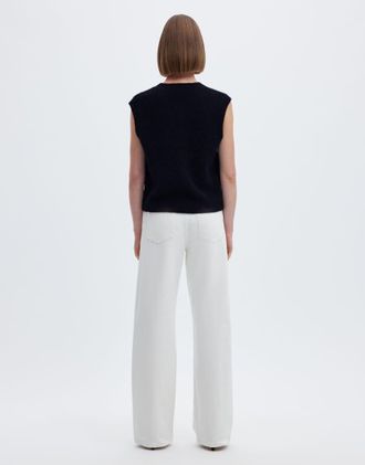 Selected gilet in maglia color zaffiro scuro-Blu
