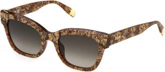 Furla Womens SFU814 52 0V83 Sunglasses - Brown - One Size