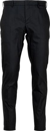 Pantaloni Torino Slim-fit Broeken - Heren - Slim Fit Broeken - Zwart - XL - Katoen - Broeken