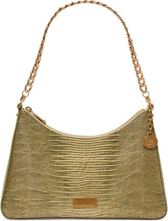 Brahmin Mod Esme Lizard Embossed Leather Shoulder Bag in Olive at Nordstrom