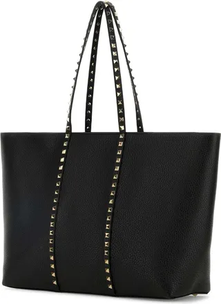Valentino Garavani Womens Tote Black Calf