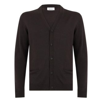 Roberto Collina Cardigan con tasche e bottoni - - Knitwear - Uomo - Marrone - XL