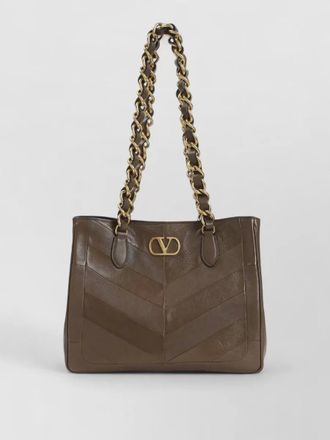 Valentino Garavani vlogo signature small leather shoulder bag