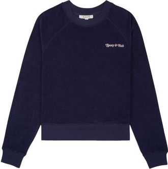Sporty & Rich NY Tennis Club terry sweatshirt - unisex - Cotton - M - Blue