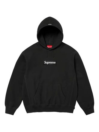 SUPREME box-logo hoodie - Black