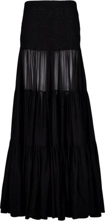 Saint Laurent Dames, Rokken, Zwart, Maat: L Zijde