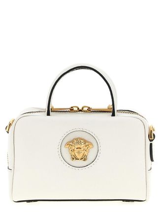 Versace White La Medusa Mini Satchel