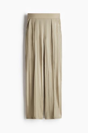 H&M Elegante Hose mit hohem Bund - Beige