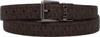 Michael Kors Omkeerbare riem met logo - Heren - Accessoires - Bruin - Maat: ONE Size Leer