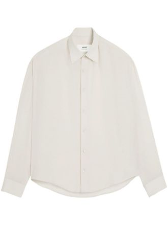 Ami Camicia con ricamo Ami de Coeur - Bianco