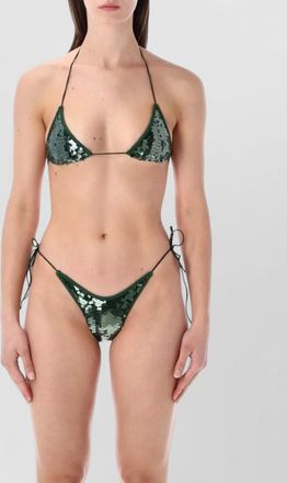 Os&eacute;ree marilyn triangle halter microkini swim set