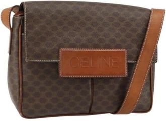 Celine Pre-owned Cross Body Bags, female, Brown, Size: ONE SIZE Pre-owned Plastic celine-bags