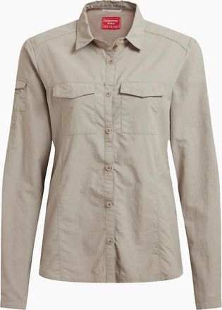 Craghoppers Womens Craghoppers Womens/Ladies Adventure III Nosilife Long-Sleeved Shirt - Soft Mushroom - Size: 22