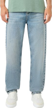 QS by s.Oliver 5-Pocket-Jeans QS, Herren, Gr. 30, L&auml;nge 34, light blau used, Denim/Jeans, Obermaterial: 100% Baumwolle, unifarben, loose fit lang, Jeans 5-Pocket-Jea