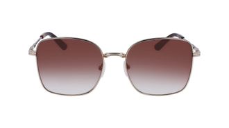 Calvin Klein Womens Sunglasses CK23100S - Gold with Brown Gradient Lens