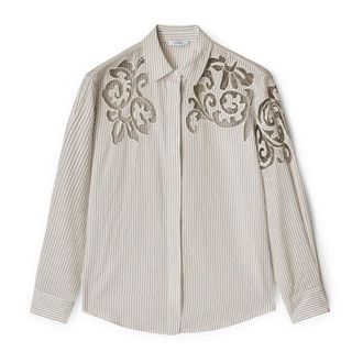 Motivi Dames, Blouses & Shirts, Wit, Maat: XS Katoen