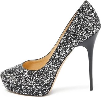 Jimmy Choo London Pumps in pelle con tacco 130mm - Nero