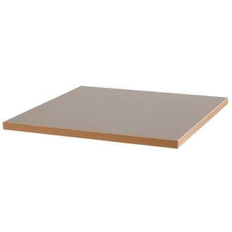 Oviala Mesa cuadrada taupe 60 cm La Villette