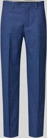 Christian Berg Slim Fit Anzughose mit B&uuml;gelfalten in Royal, Gr&ouml;&szlig;e 102