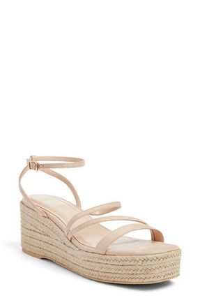 BP. Coco Espadrille Ankle Strap Platform Wedge Sandal in Tan Light at Nordstrom, Size 5.5