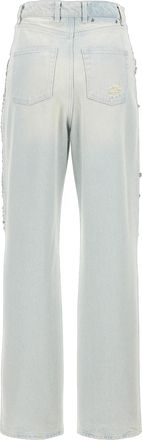 Golden Goose Womens Blue Cotton Jeans Denim Clothing