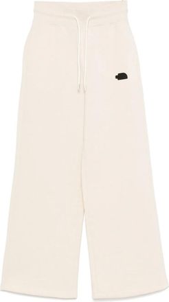 The North Face wide-leg track pants - women - Cotton/Polyester - M - Neutrals