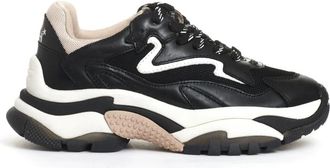 Ash Zwarte Leren Sneakers Aw 24 - Dames - Sneakers - Veelkleurig - 37 EU - Schoenen