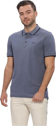 HUGO BOSS Tops, Heren, Blauw, 2Xl, Katoen, Parlay 190 Polo