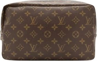 Louis Vuitton Pre-owned Vintage Monogram Clutch - Dames - Vintage Clutch - Bruin - ONE Size - Vintage
