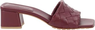 Bottega Veneta Maroon Slip On Heels