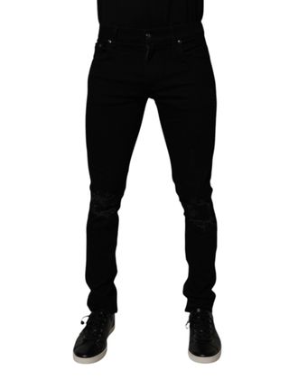Dolce & Gabbana Skinny Versleten Jeans
