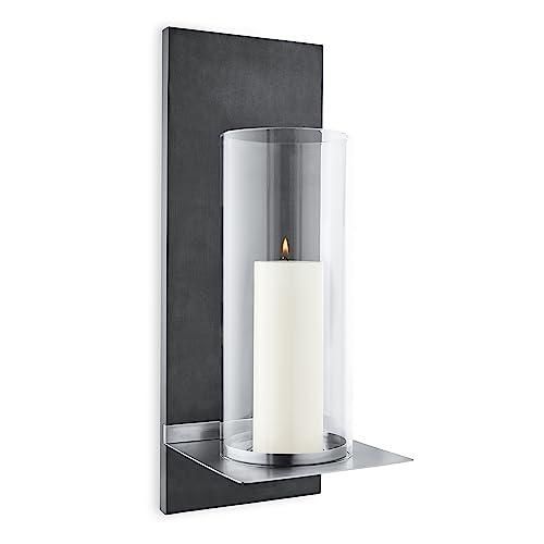 Wandkerzenhalter Schwarz 52cm - Rustikaler Dekohalt Produktbild-Vorschau 10