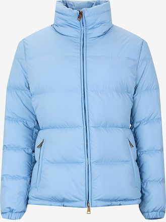 Moncler Kurze Steppjacke aus technischem Stoff mit Stehkragen Dourbe