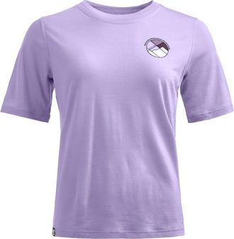 Ortovox 140 Cool Round Landscape T-Shirt Merinoshirt für Damen | lush lavender