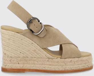 Castaner Sandali con zeppa alta Betina in pelle scamosciata con cinturino e plateau