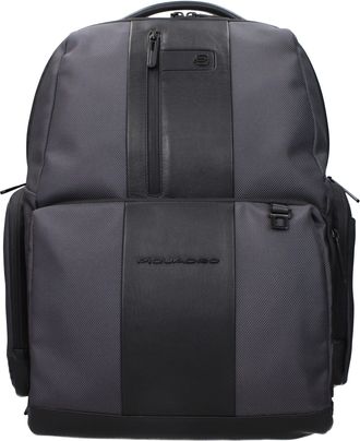 Piquadro Gray Nylon Mens Backpack