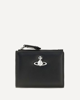 Vivienne Westwood Slim Flap leather Card Holder Female UNI