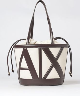 A|X Armani Exchange Borsa in canvas e pelle sintetica