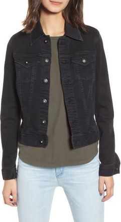 AG - Adriano Goldschmied Robyn Crop Denim Jacket in Dusted Umbra at Nordstrom Rack, Size X-Small