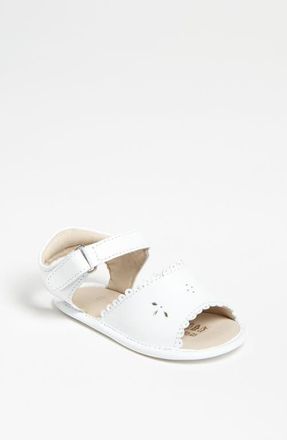 Elephantito Scalloped Sandal in White at Nordstrom
